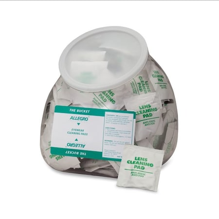 Allegro Industries Bucket Eyewear Cleaning Wipes 0350-20